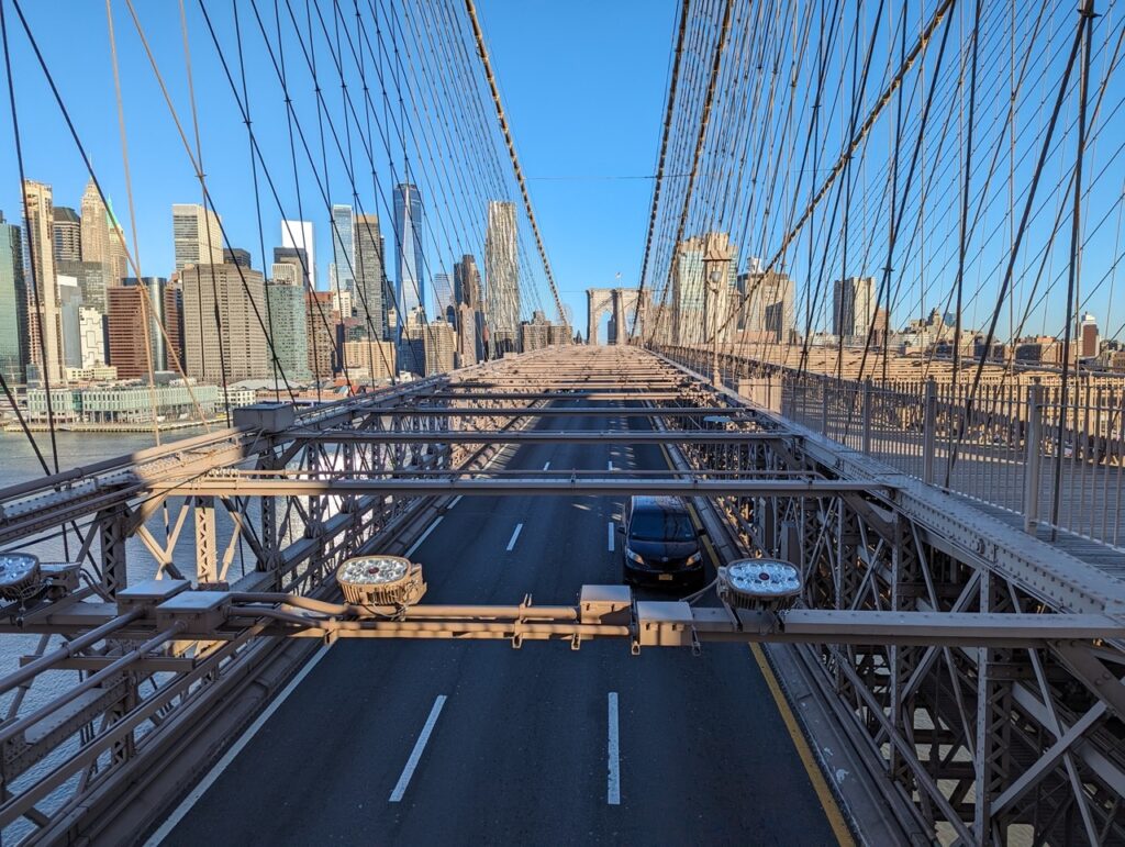 traverser le Brooklyn Bridge