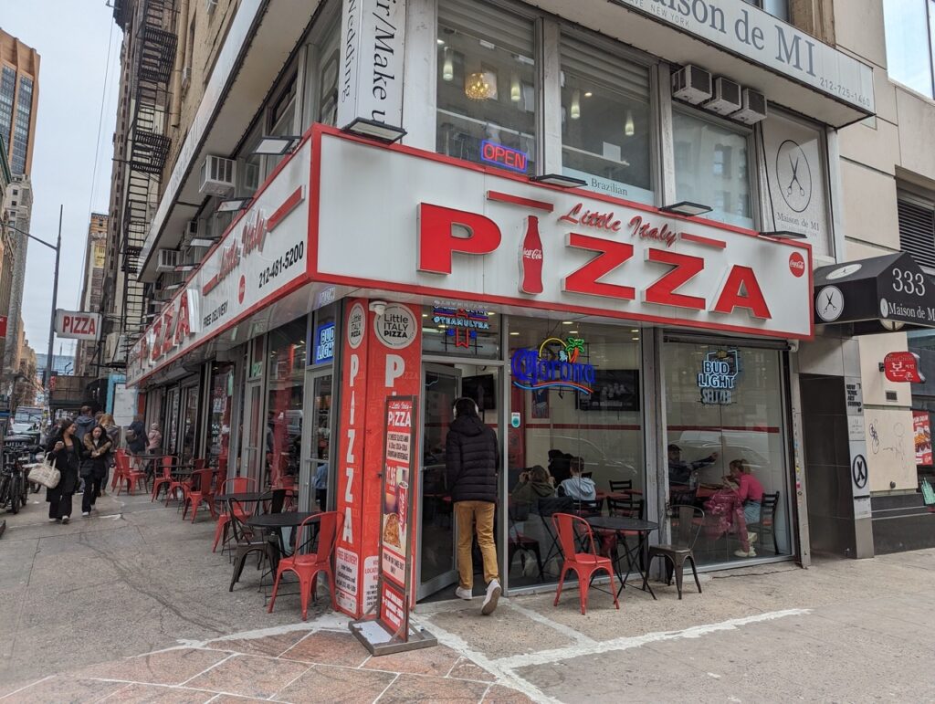 pizza à New York